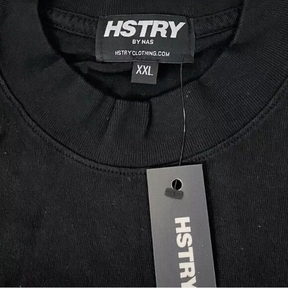 NWT Hstry By NAS ELVIS Black Short Sleeve Graphic Rhinestone Tee Shirt -Size XXL - Picture 4 of 6